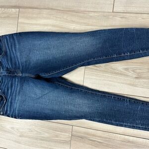 Buckle Dark Blue Women's Skinny Jeans